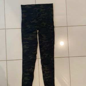 Spanx green camo leggings